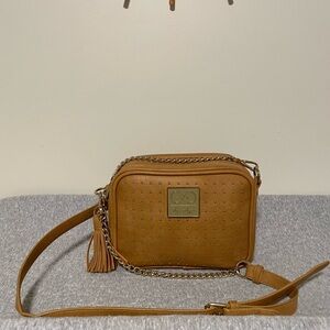 Itzy Ritzy Chelsea Caramel Crossbody Bag
